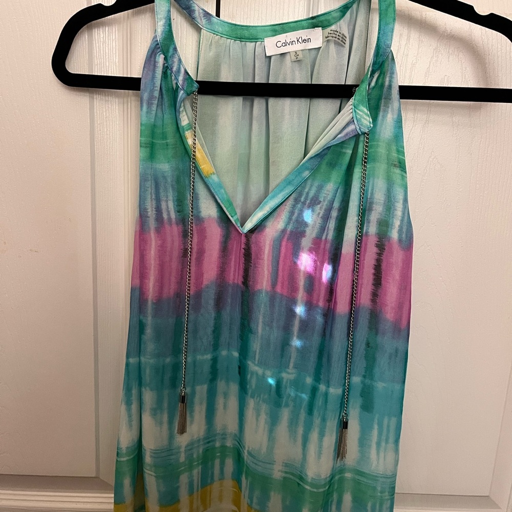 Calvin Klein Multicolor Tie-Dye Top